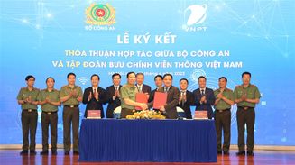 Bộ Công an và Tập đoàn Bưu chính Viễn thông Việt Nam ký kết thỏa thuận hợp tác