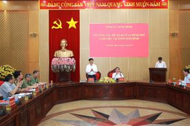 Đoàn công tác Đề án 06 của Chính phủ làm việc tại tỉnh Ninh Bình