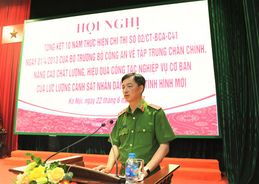 Nâng cao chất lượng, hiệu quả công tác nghiệp vụ cơ bản, “không để đi sau tội phạm”