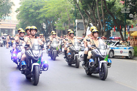 Bảo đảm trật tự, an toàn giao thông dịp nghỉ Lễ Quốc khánh 2/9 và Tháng cao điểm an toàn giao thông cho học sinh đến trường