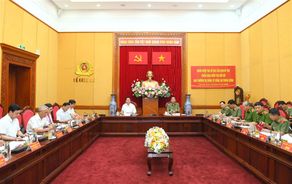 Đoàn kiểm tra của Ban Bí thư làm việc với Ban Thường vụ Đảng uỷ Công an Trung ương