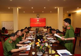 Cụm thi đua số 5 sơ kết phong trào thi đua “Vì an ninh Tổ quốc” 6 tháng đầu năm 2023