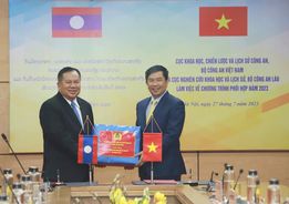 Tăng cường hợp tác, nghiên cứu khoa học và lý luận giữa Bộ Công an hai nước Việt Nam - Lào