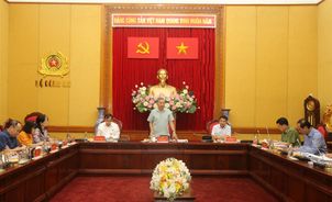 Bộ Công an và Bộ Giao thông vận tải họp về dự án Luật Trật tự, an toàn giao thông đường bộ và Luật Đường bộ