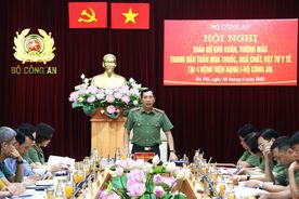 Tập trung tháo gỡ khó khăn trong đấu thầu mua thuốc, hóa chất, vật tư y tế tại các bệnh viện hạng I – Bộ Công an