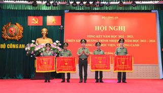Hội nghị triển khai chương trình nhiệm vụ năm học 2023 - 2024 trong các học viện, trường Công an nhân dân
