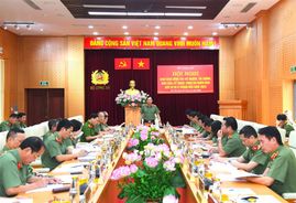 Giao ban công tác kế hoạch, tài chính, hậu cần, kỹ thuật Công an nhân dân Quý III và 9 tháng đầu năm 2023