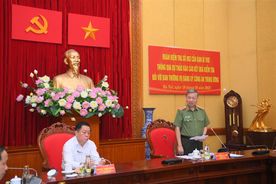 Thông qua dự thảo Báo cáo kết quả kiểm tra đối với Ban Thường vụ Đảng ủy Công an Trung ương