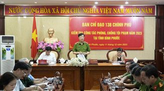 Thứ trưởng Nguyễn Duy Ngọc kiểm tra công tác phòng, chống tội phạm tại Bình Phước