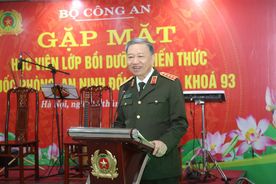 Bộ Công an gặp mặt học viên Lớp bồi dưỡng kiến thức Quốc phòng, An ninh đối tượng I, Khóa 93