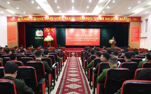 Tập huấn công tác tuyển sinh dành cho cán bộ Công an cấp cơ sở