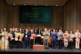 Chương trình nghệ thuật “Đất nước tình yêu” chào mừng Hội nghị Công an toàn quốc lần thứ 79