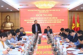 Công bố dự thảo Báo cáo kết quả kiểm tra việc thực hiện Kế hoạch số 35 tại Ban cán sự đảng Bộ Tài nguyên và Môi trường
