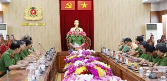 Thứ trưởng Nguyễn Văn Long làm việc với Công an các tỉnh, thành vùng Đồng bằng sông Cửu Long