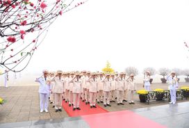 Đảng ủy Công an Trung ương, Bộ Công an vào Lăng viếng Chủ tịch Hồ Chí Minh nhân 94 năm Ngày thành lập Đảng Cộng sản Việt Nam