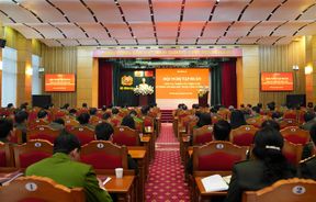 Bế mạc Hội nghị tập huấn công tác nghiên cứu chiến lược và thông tin khoa học trong Công an nhân dân
