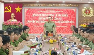 Đảm bảo hậu cần, kỹ thuật phục vụ tốt công tác giảng dạy, đào tạo Công an nhân dân