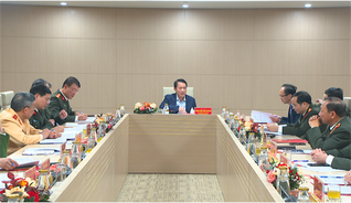Thứ trưởng Lương Tam Quang họp Ban Tổ chức Hội nghị DGICM 27
