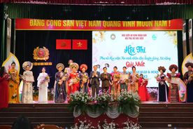 Hội thi Phụ nữ Học viện An ninh nhân dân duyên dáng, tài năng năm 2024