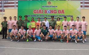 Giải bóng đá chào mừng kỷ niệm 78 năm ngày truyền thống lực lượng tham mưu Công an nhân dân