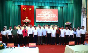 Bộ trưởng Tô Lâm tiếp xúc cử tri trước Kỳ họp thứ 7 Quốc hội khóa XV tại huyện Khoái Châu, tỉnh Hưng Yên