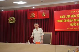 Bộ Công an làm việc với các đại biểu Quốc hội trong Công an nhân dân dự kỳ họp thứ 7, Quốc hội khóa XV