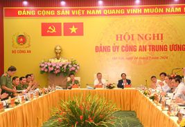 Khai mạc Hội nghị Đảng ủy Công an Trung ương 6 tháng đầu năm 2024