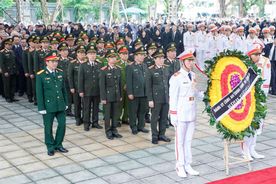 Đoàn Đảng ủy Công an Trung ương, Bộ Công an viếng đồng chí Tổng Bí thư Nguyễn Phú Trọng