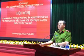 Giao ban Ban Chỉ đạo phương án về phòng ngừa, đấu tranh với tội phạm ma túy trên tuyến Tây Bắc
