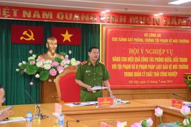 Kiên quyết đấu tranh với tội phạm và các vi phạm pháp luật bảo vệ môi trường trong quản lý chất thải công nghiệp