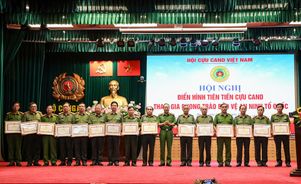 Biểu dương các điển hình tiên tiến Cựu Công an nhân dân Việt Nam tham gia phong trào bảo vệ an ninh Tổ quốc