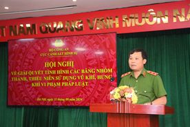 Nhận diện và giải pháp phòng ngừa, ngăn chặn tình hình các băng nhóm thanh, thiếu niên sử dụng vũ khí, hung khí vi phạm pháp luật