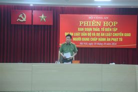 Họp Ban soạn thảo, Tổ biên tập dự án Luật Dẫn độ và Luật Chuyển giao người đang chấp hành án phạt tù