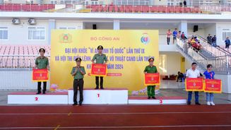 Bế mạc Đại hội khỏe "Vì An ninh Tổ quốc" lần thứ IX và Hội thi Điều lệnh, quân sự, võ thuật Công an nhân dân