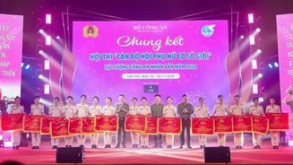 Bế mạc và trao giải Vòng chung kết Hội thi “Cán bộ Hội Phụ nữ cơ sở giỏi” lực lượng CAND năm 2024
