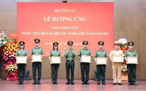 Bộ Công an tổ chức Lễ hưởng ứng Ngày Pháp luật nước Cộng hòa xã hội chủ nghĩa Việt Nam năm 2024