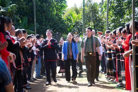 Bộ trưởng Lương Tam Quang dự Ngày hội đại đoàn kết toàn dân tộc tại Đắk Lắk