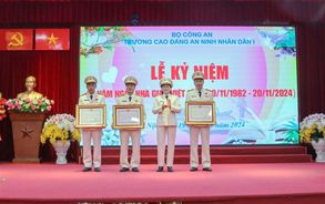 Trường Cao đẳng An ninh nhân dân I phát huy truyền thống 56 năm vẻ vang