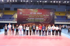 Bế mạc Giải Taekwondo Cảnh sát châu Á mở rộng năm 2024