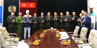 Thứ trưởng Lê Văn Tuyến kiểm tra tiến độ thi công công trình trụ sở Bộ Công an