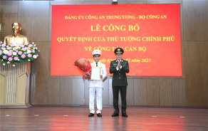 Thiếu tướng Đặng Hồng Đức giữ chức vụ Thứ trưởng Bộ Công an