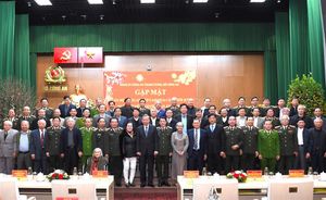 Đảng ủy Công an Trung ương, Bộ Công an gặp mặt cán bộ Công an cấp cao qua các thời kỳ nhân dịp Tết Nguyên đán Ất Tỵ 2025