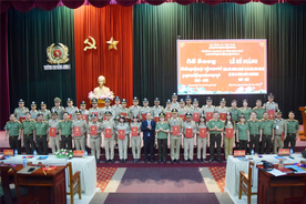 Trường Cao đẳng An ninh nhân dân I bế giảng 02 Khóa bồi dưỡng nghiệp vụ an ninh cho cán bộ Bộ Nội vụ Vương quốc Campuchia