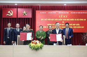 Bộ Công an ký Quy chế phối hợp với Kiểm toán Nhà nước và Thông tư liên tịch quy định về phối hợp giữa Kiểm toán Nhà nước, Cơ quan điều tra và Viện Kiểm sát nhân dân tối cao
