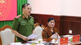Thứ trưởng Nguyễn Văn Long kiểm tra công tác công an tại Bình Phước