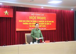 Giao ban công tác giam giữ, cơ sở giáo dục, trường giáo dưỡng và thi hành án hình sự tại cộng đồng Quý I/2025