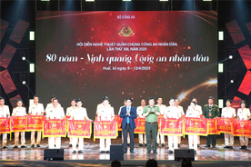 Bế mạc Hội diễn Nghệ thuật quần chúng Công an nhân dân lần thứ XIII, năm 2025 - Khu vực III