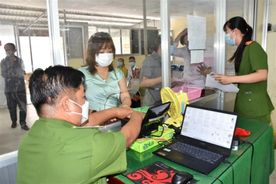 Công an tỉnh Bạc Liêu tất bật ngày làm việc đầu năm mới