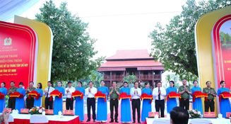 Bộ trưởng Lương Tam Quang dự khánh thành Nhà tưởng niệm Chủ tịch Hồ Chí Minh