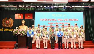 Tuyên dương 20 gương đoàn viên Công đoàn Công an nhân dân tiêu biểu năm 2024
